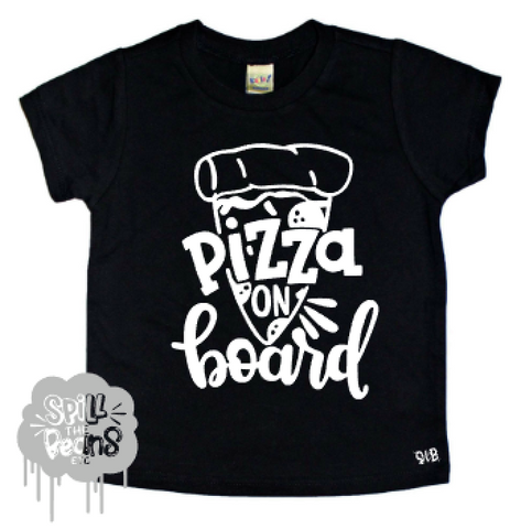 Pizza On Board Kid's Tee