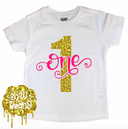 Sparkle Age Birthday Kid's Shirt