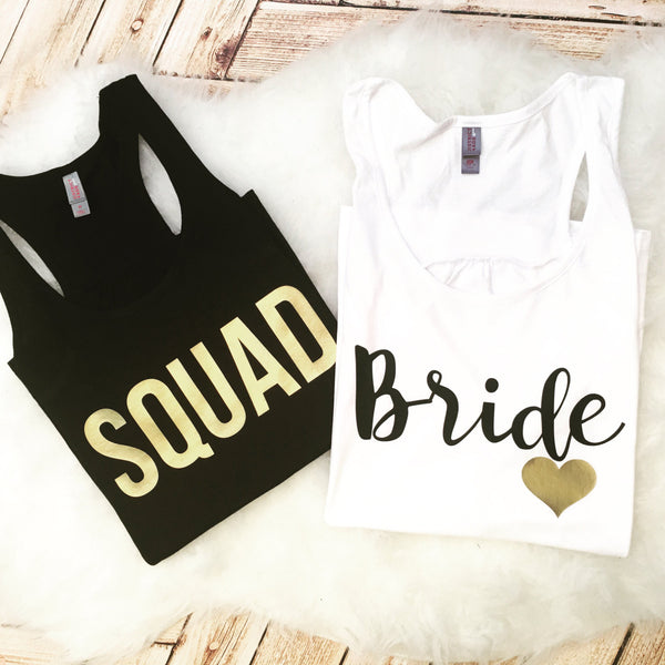 Bride Squad Bachelorette Party  or Tees