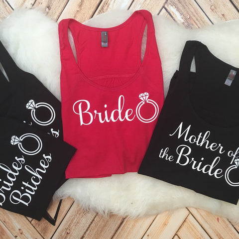 Bride's Bitches Bachelorette Tanks or Tees