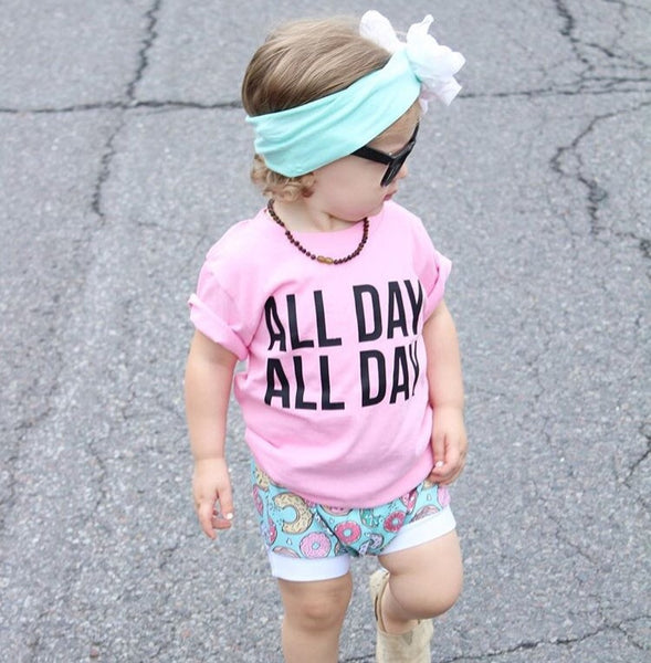 All Day All Day Kids Funny Tee