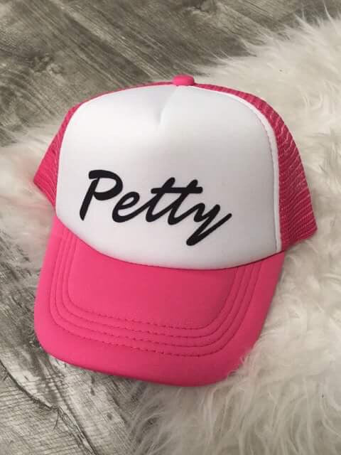 Pink petty sales hat