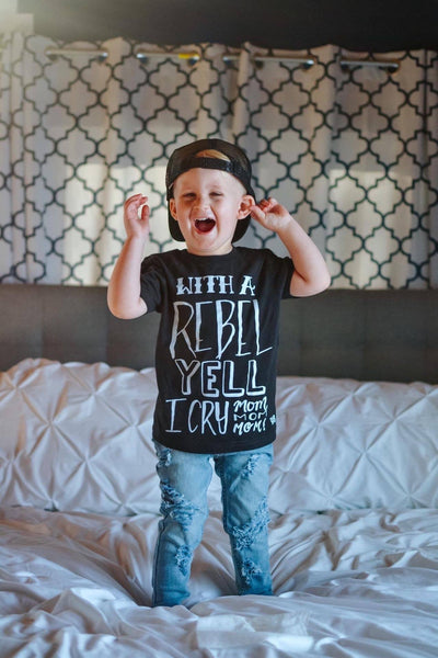 With a Rebel Yell Children's Shirt