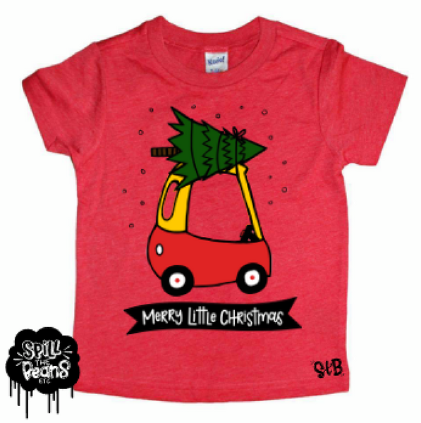 Merry Little Christmas Holiday Kid's Shirt Or Bodysuit