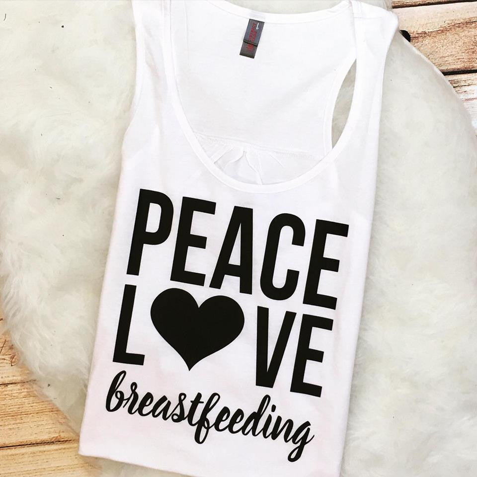 PEACE, LOVE, BREASTFEEDING » BODYSUIT